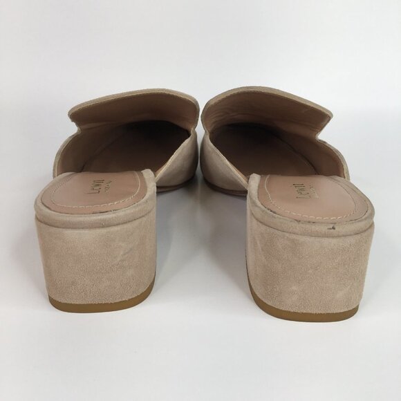 Lewit Bianca Beige Suede Mules Size 37.5. NWOT - Picture 5 of 12